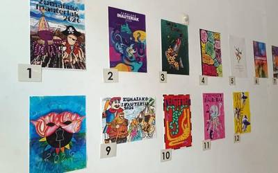 Bihar zabalduko dute Inauterietako kartel lehiaketan aurkeztutako lanen erakusketa