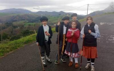 Santa eskean kandelario bezperan