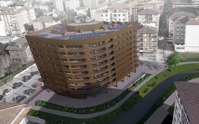 Eusko Jaurlaritzak alokairuko 93 etxebizitza eraikiko ditu Laudion, Goikoplazan