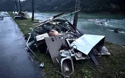 Atera dute errioan hondoratuta zegoen ontzia