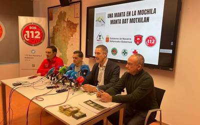 'Manta bat motxilan', Beriainen eta Lizarragako Portuan