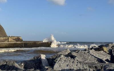 Euskalmetek alerta laranja ezarri du, itsasaldeko arriskuagatik
