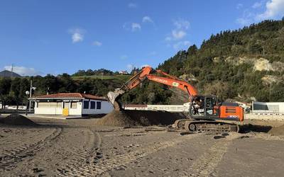 Ondargain taberna babesteko duna artifizial bat eraiki dute