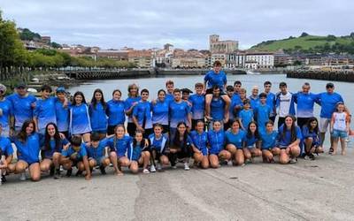 Denboraldiko lehenengo erronka dute bihar Itxas Gaineko kideek