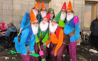 Foru plazako karparen aterpean ospatu dituzte inauteriak Urduñan