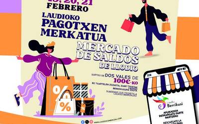 Neguko pagotxen merkatua itzultzen da 100 €-ko bi baleren zozketarekin!