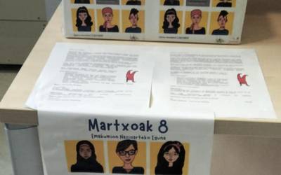 Emakume erreferenteen erakusketa osatu gura dute Martxoaren 8rako