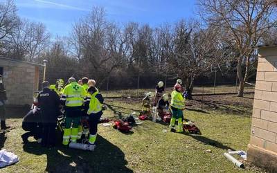 Pertsona bat hil da eta beste bat larri zauritu Lantaronen izan den leherketan