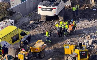 Langile batek istripua izan du Errezabaleko obran