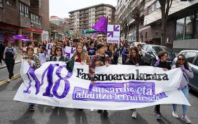 Emakumeen borrokak eta erresistentziak ikusarazteko hamaika ekintza egingo dituzte Getxon