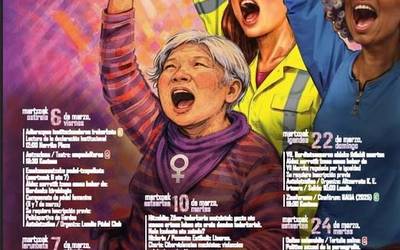 Laudiok Emakumeen Nazioarteko Eguna aldarrikatuko du martxoan zehar hainbat ekintzekin