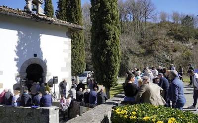 Eguraldia lagun, jende ugari bildu da Aingeru Guardan