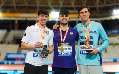 Markel Fernandez sopeloztarra, Espainiako txapeldun 400 metrotan