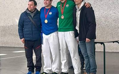 Aritz Elizegi gartzaindarrak Nafarroako lehen mailako paleta goma kopa irabazi du