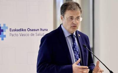 Alberto Martinez Osasun sailburua batzokian izango da ostegunean