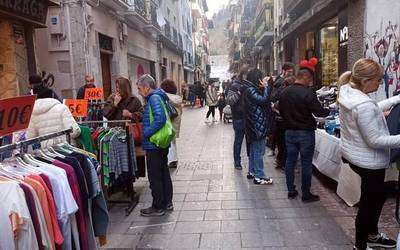 Stock kale azoka, ostegunetik zapatura Elgoibarren