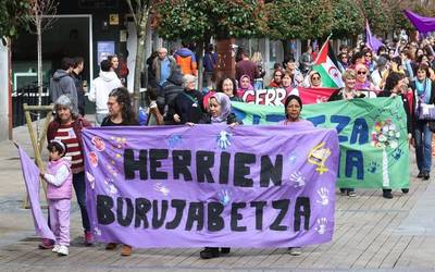 Berdintasun-inguruneak lortzeko bidean, kaleak aldarrikapenez betetzera