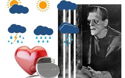 Eguraldia, 'Frankenstein' eta taupada-markagailua