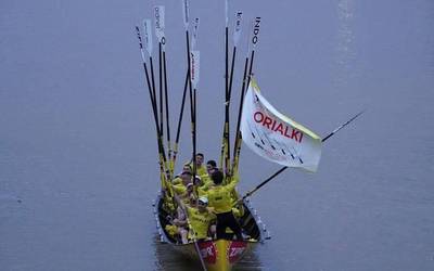 Oriok irabazi du Oriaren 32. Traineru Jaitsierako bandera