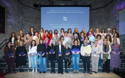 Kooperatibetan berdintasunaren alde egindako lana aitortu dute