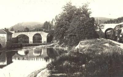 Bidasoko trenaren argazki zaharren erakusketa ireki dute Elizondon