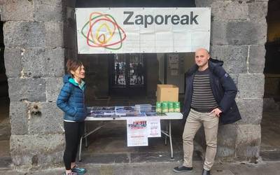 Elikagai bilketa egingo da aste honetan, Zaporeak elkarteak deituta, Lesboseko kanpamenduan dauden asilo-eskatzaileei laguntzeko