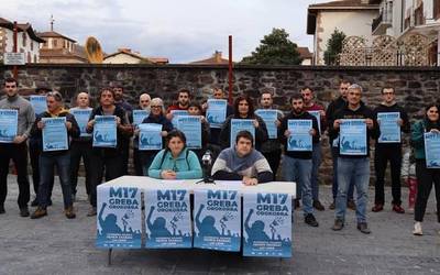 Martxoaren 17ko greba deialdirako Baztan-Bidasoan antolatutako mobilizazioen berri eman dute