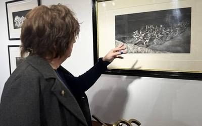 "Goya berpiztu egin da" Vitalia Samuilovak Oreka Art galerian ikusgai jarri dituen grabatuetan