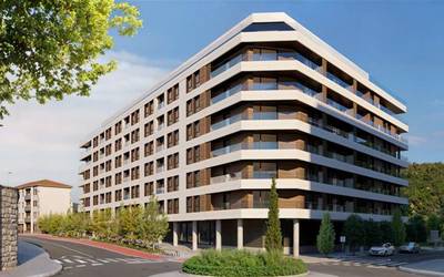 Aurrera doa Arrasateko Legarreko pabiloiak bota eta 80 etxe berri egiteko Amenabarren proiektua