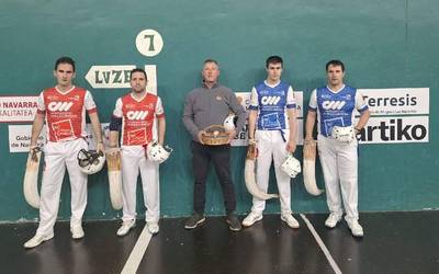 Iruñeko Alde Zaharreko erremonte txapelketako finalerdietan seguru izanen dira Uterga eta Mitxeo