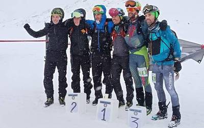 Andres Regil mendiko eskiko zeharkaldia eta Binakako Euskal Herriko Txapelketa irabazi ditu Julen Errandoneak