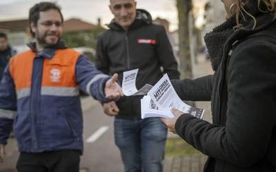 Gutxieneko soldata propio baten alde, greba orokorra