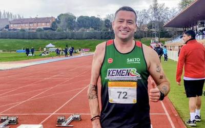 Alberto Rebollo bigarren Atletismo Egokituaren Espainiako Txapelketa Absolutoan