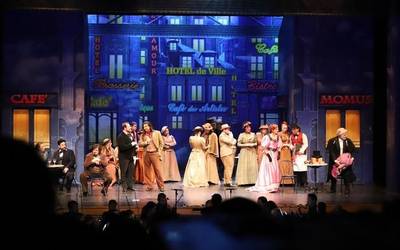 'La Boheme'  opera emanaldiak Amaia antzokia bete du