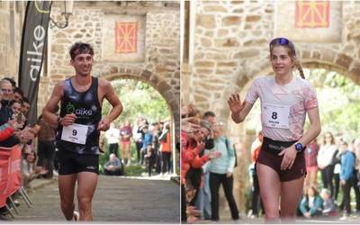 Aitor Ajuria eta Malen Osa izan dira azkarrenak Gatza Trail lasterketaren lehenengo edizioan