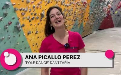 [BIDEOA]: "Pole dance egiteak ahaldundu egin nau; konfiantza gehiago daukat neure gorputzean"