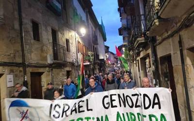 "Inperialismoaren eta sionismoaren" aurkako mobilizazioak egingo dituzte Elorrion, Durangon eta Zornotzan