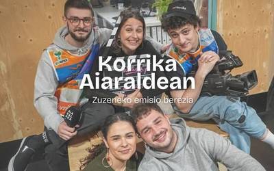 Korrika Aiaraldean zuzeneko saio berezia, gaueko hamarretatik aurrera hemen ikusgai