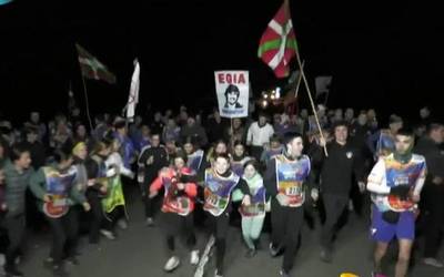 Aramaioarrek ez dute hutsik egin Aramaiora iritsi ez arren lekukoa