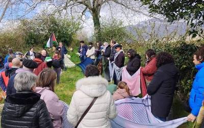 Palestinako Ama Lurraren Eguna ospatu zuten