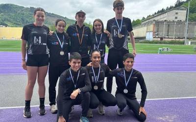 Ane Bosch eta Julen Zialtzeta atletak txapeldun, Gipuzkoako 18 urtez azpikoen txapelketan