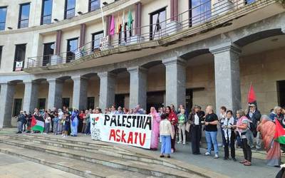 Global Sumud Flotillaren bahiketa salatu dute Laudion