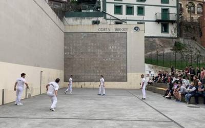 Esku pilota txapelketako bigarren jardunaldia jokatu dute