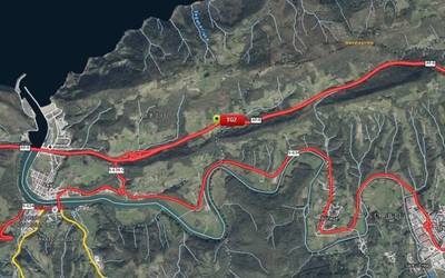 Bost kilometroko ilarak eragiten ari da goizean AP-8an Orio parean izan den istripua