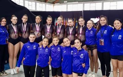 Arrasate Dragoi Gimnasia Taldeko ordezkariak Valentzian aritu dira lehiatzen