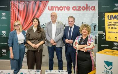 Umore Azokak Leioa arte eszenikoen agertoki erraldoi bihurtuko du datorren astean