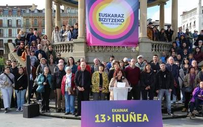 Iruñean eginen den Euskaltzaleon Martxa aurkeztu dute