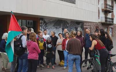 Baztan Palestinarekin taldeak elkarretaratze deialdia egin du gaur arratsaldean
