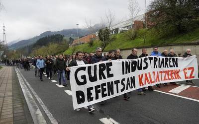 Sidenor enpresako Azkoitiko langileek manifestazioa egingo dute larunbatean