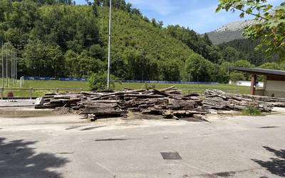 Aldundiak azaldu du Gomestio baserriko egituraren "behin-behineko biltegia" dela Atxabalpe